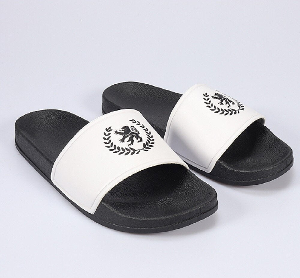 Badesandale Victory weiß/schwarz