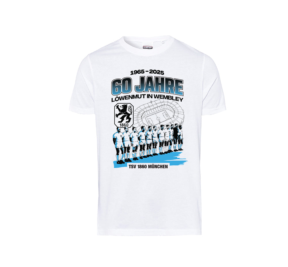 T-Shirt 60 Jahre Wembley weiß