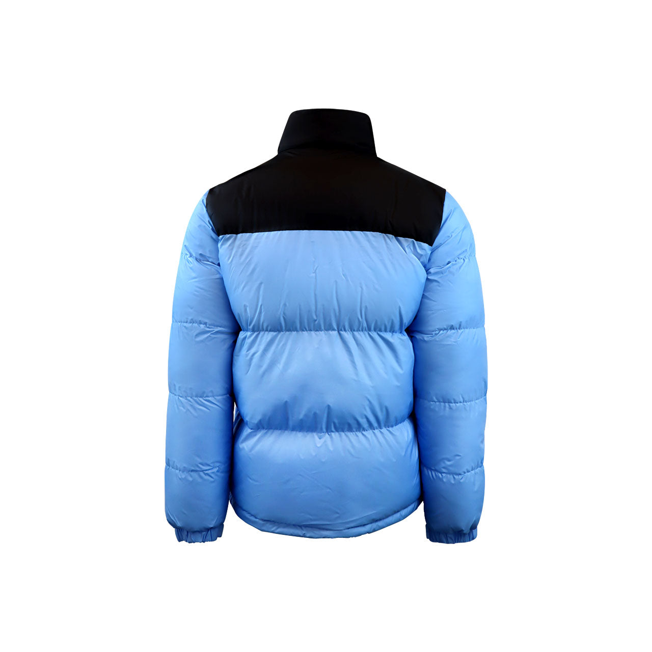 Winterjacke hellblau/schwarz