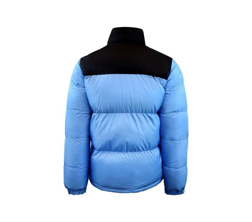 Winterjacke hellblau/schwarz