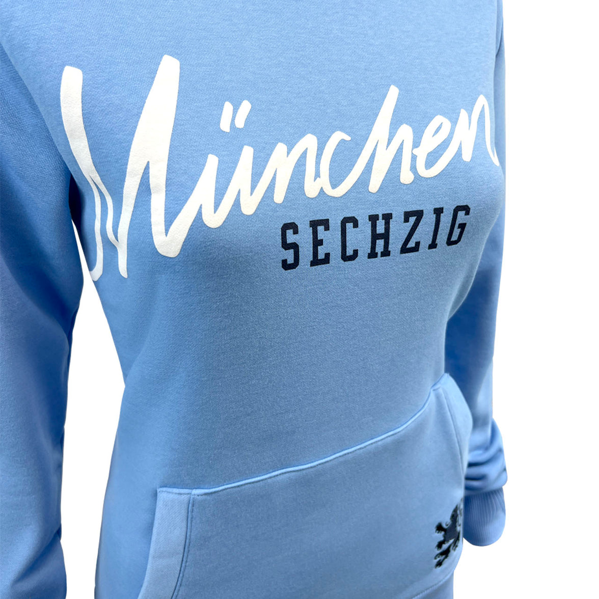 Lady Hoodie München Sechzig hellblau