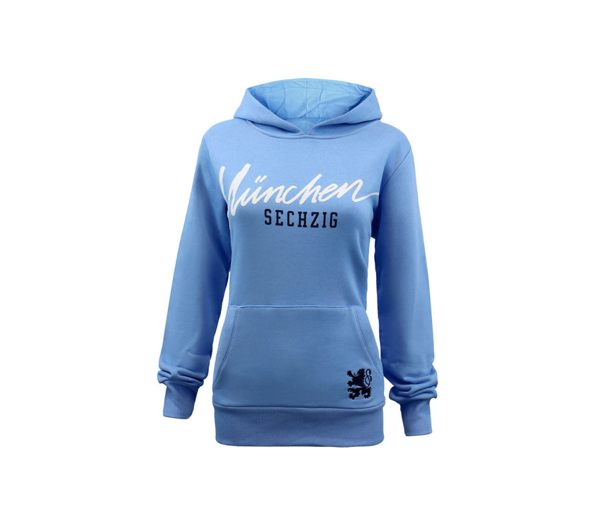 Lady Hoodie München Sechzig hellblau