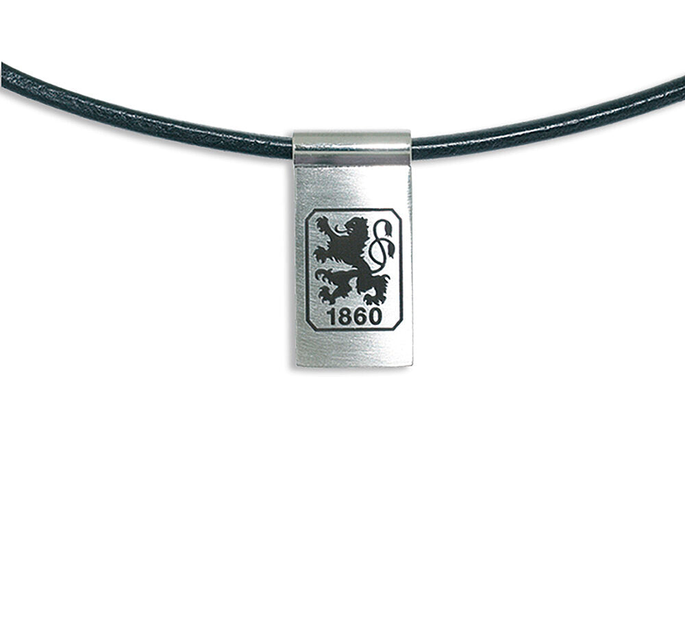 Lederkette mit Edelstahlanhänger