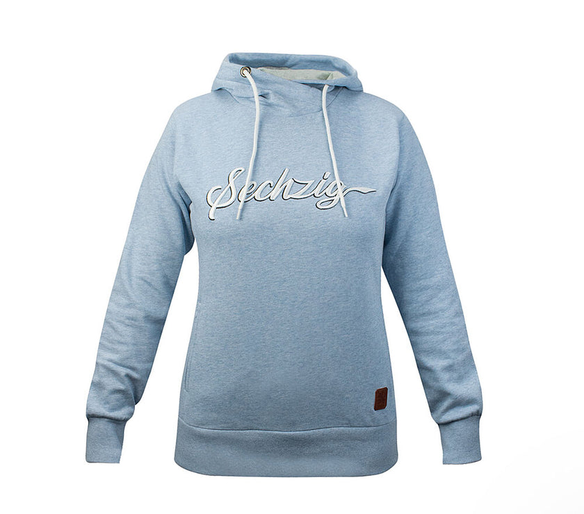 Lady Hoodie Sechzig hellblau