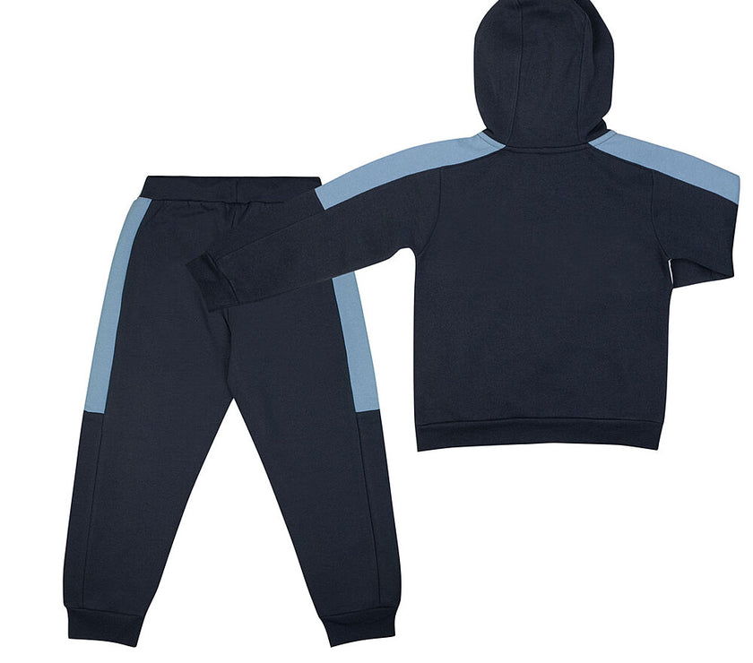 Kinder Jogginganzug Logo marine