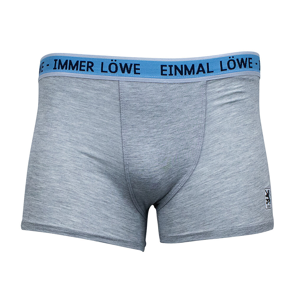 Boxer-Short 2er-Set anthramelange/marine