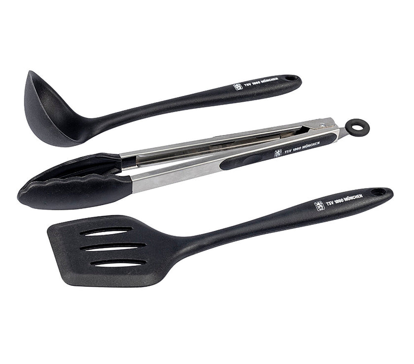 Küchenhelfer 3er-Set schwarz