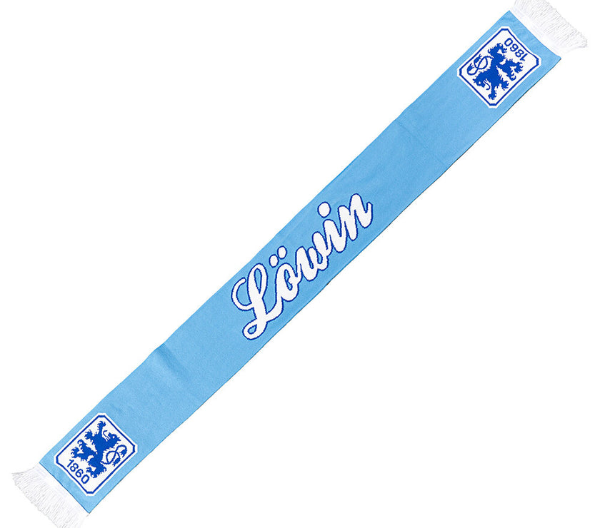 Schal Löwin hellblau