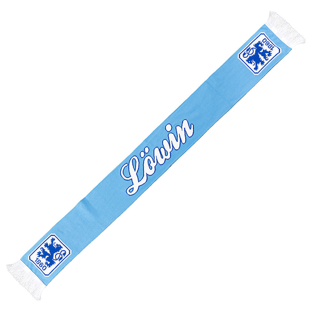 Schal Löwin hellblau