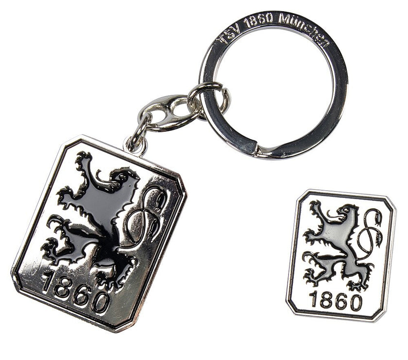 Schlüsselanhänger/Pin Logo Set