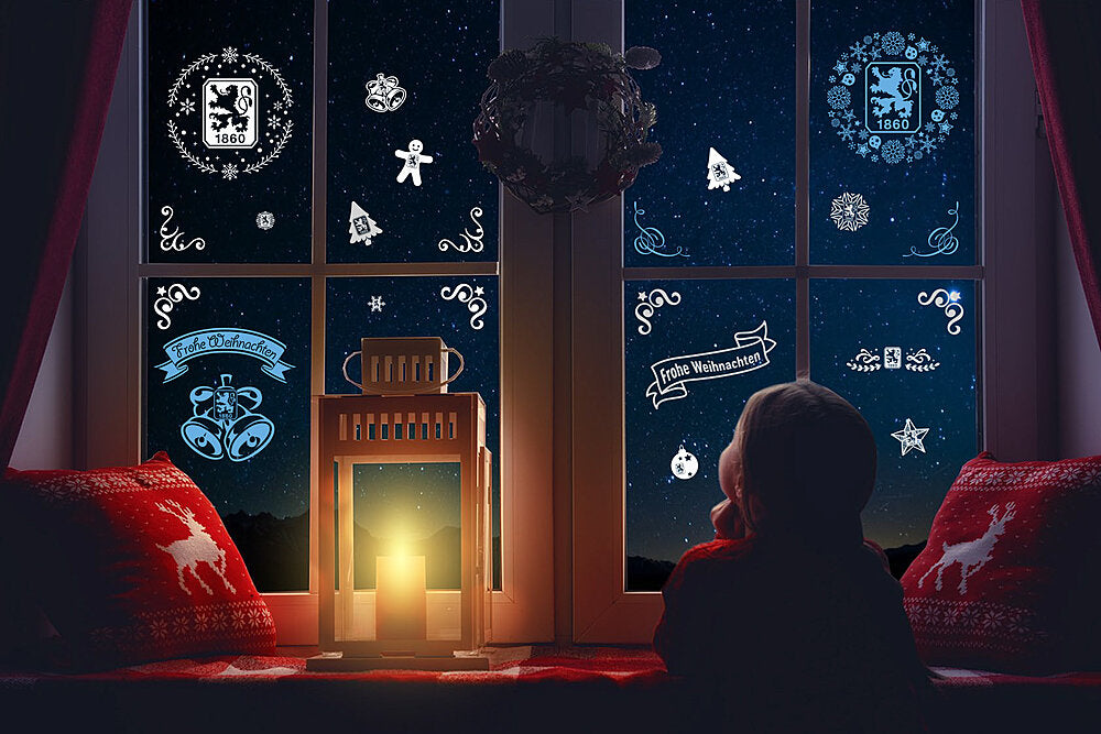 Weihnachtsdeko Fensterbilder (65 Stück)