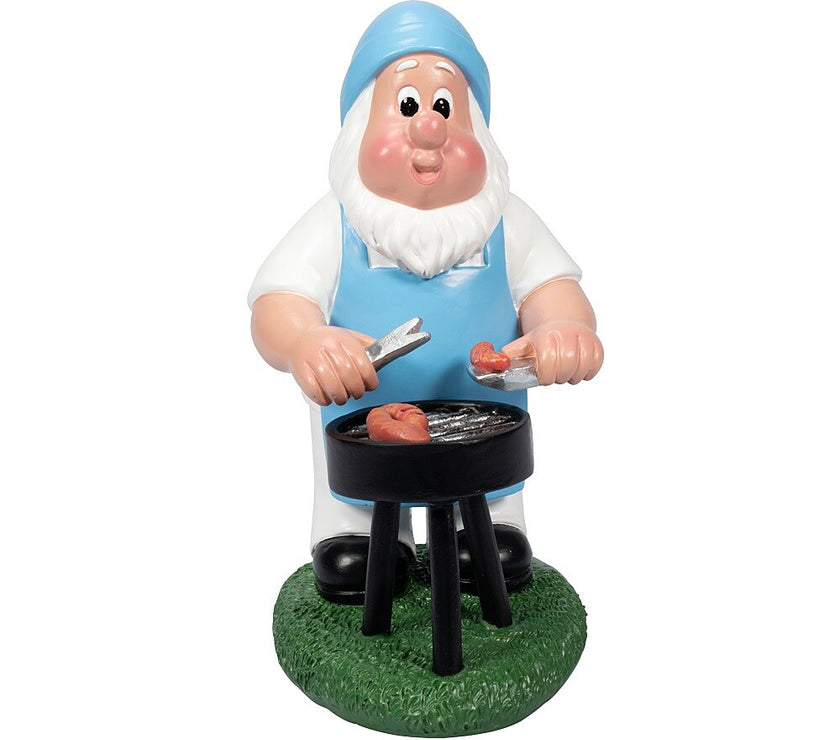 Gartenzwerg Grill klein