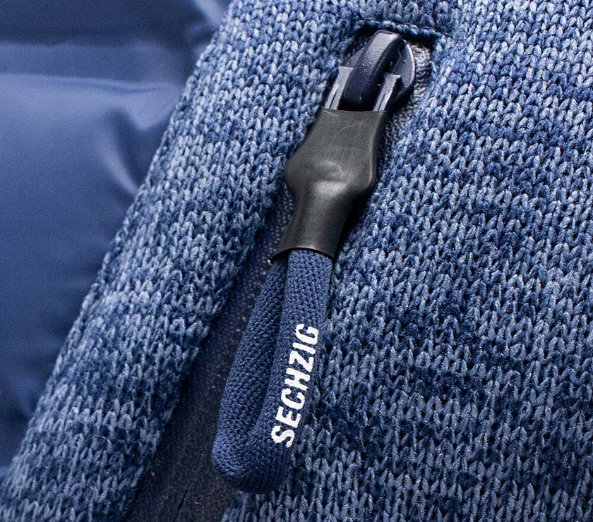 Strickfleecejacke Logo