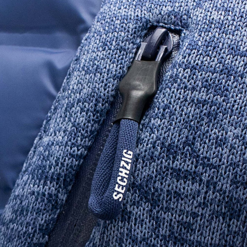 Strickfleecejacke Logo