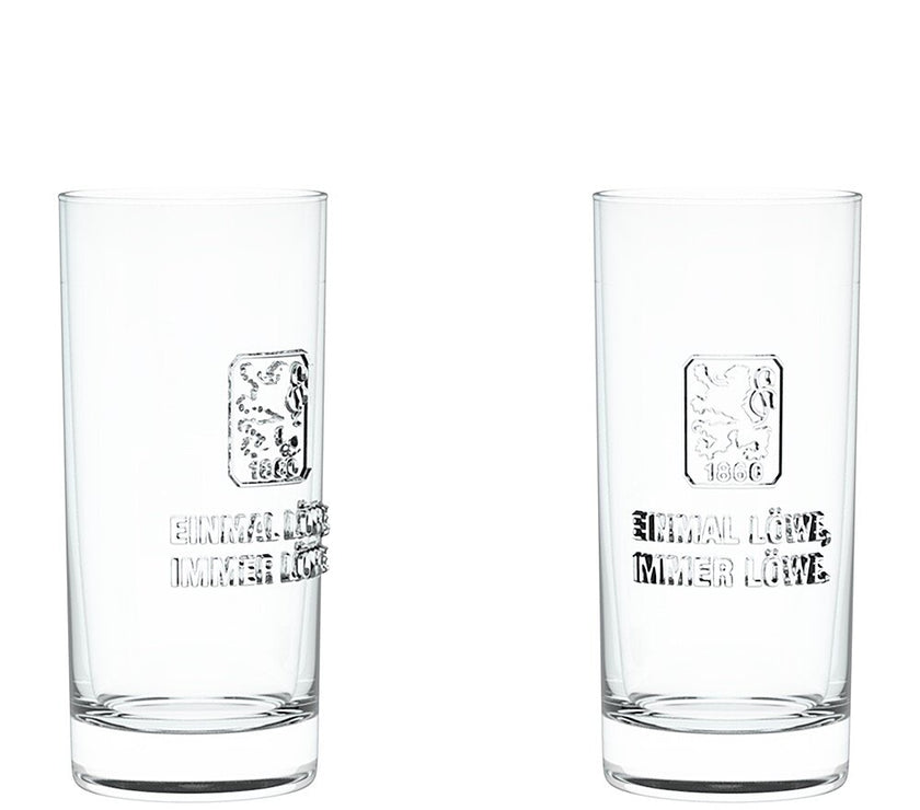 Trinkglas Relief 2er-Set
