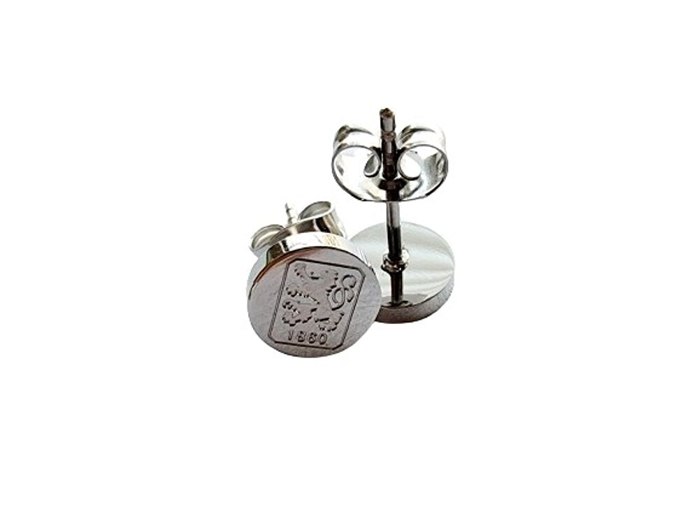 Ohrstecker Logo 2er-Set rund