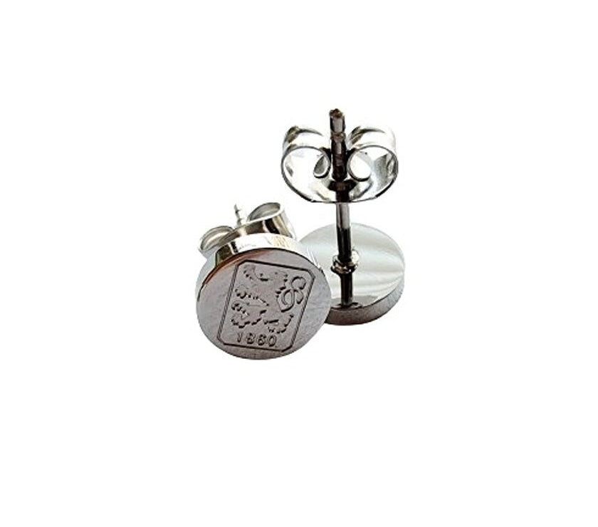 Ohrstecker Logo 2er-Set rund