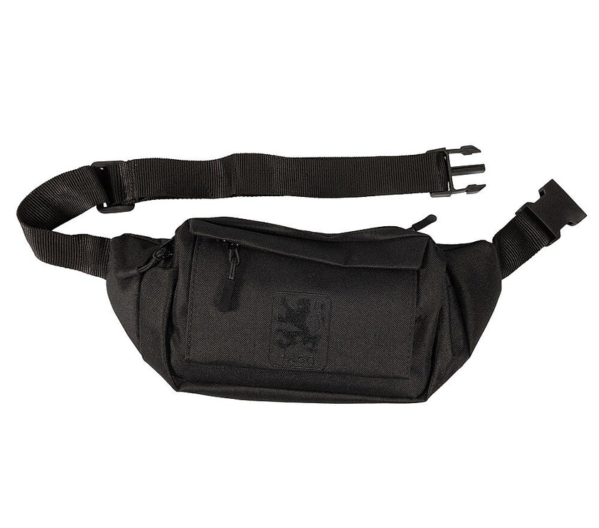 Gürteltasche Emblem schwarz
