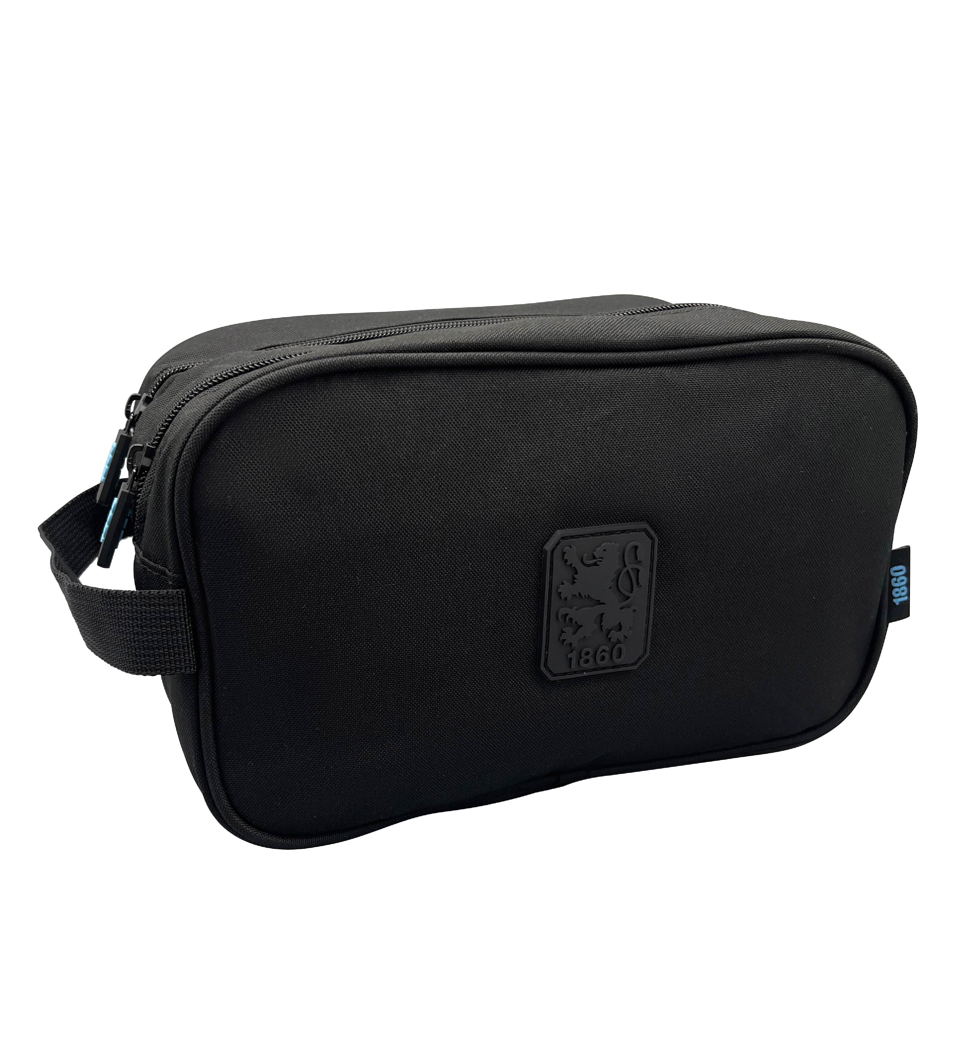 Kulturbeutel Emblem schwarz