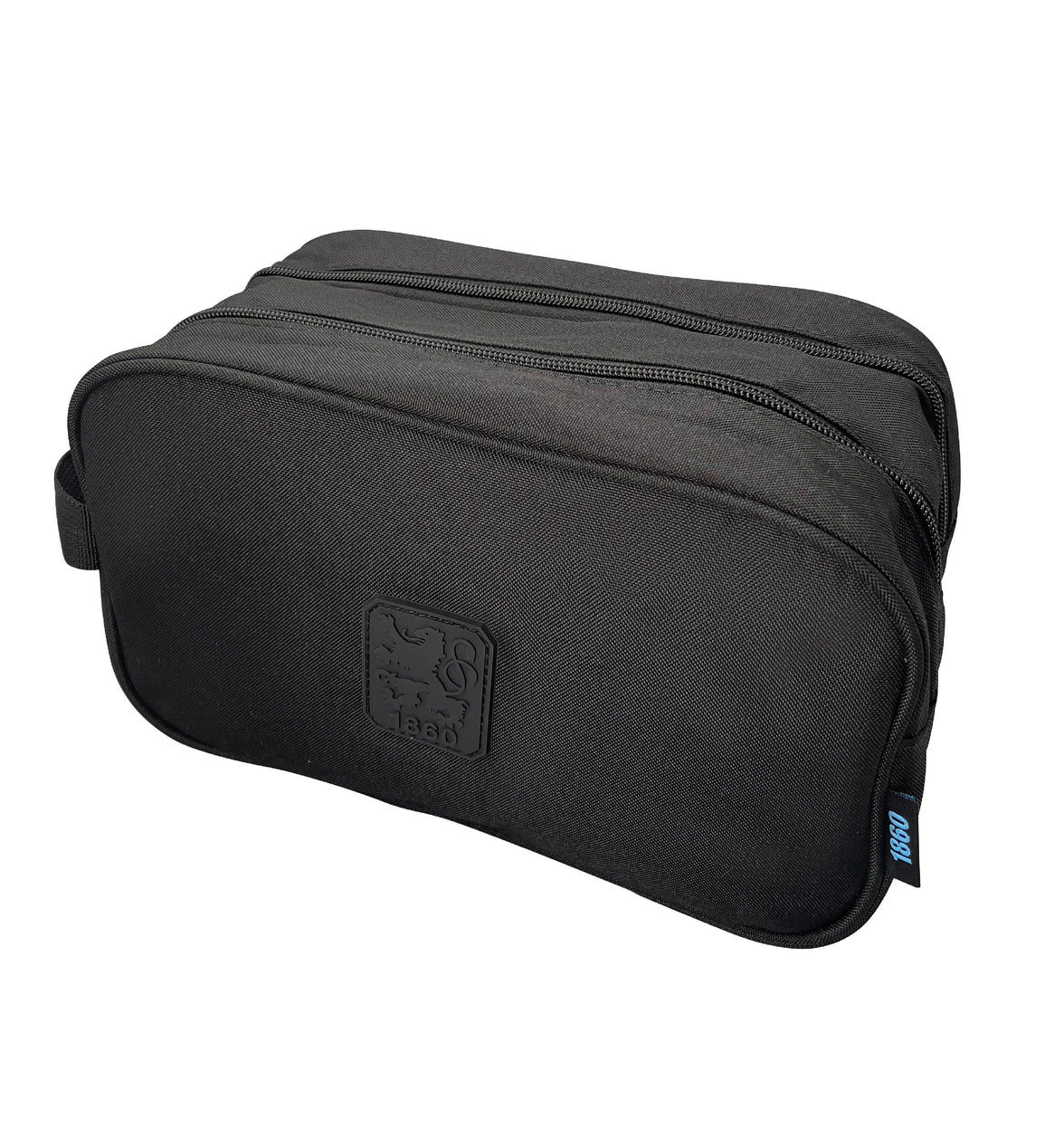 Kulturbeutel Emblem schwarz