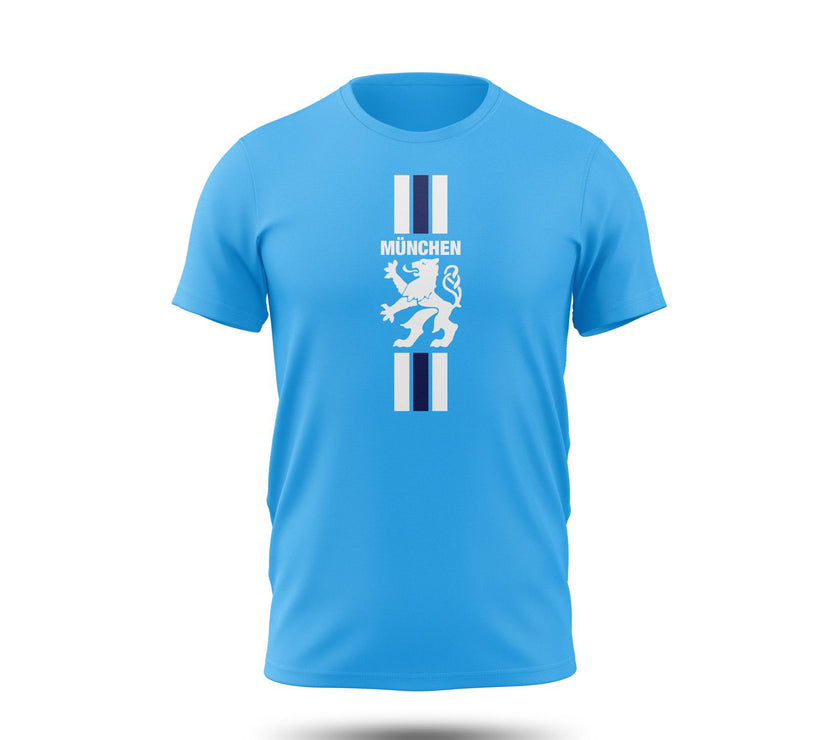 T-Shirt Stripes hellblau