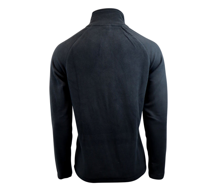Fleecejacke Emblem schwarz