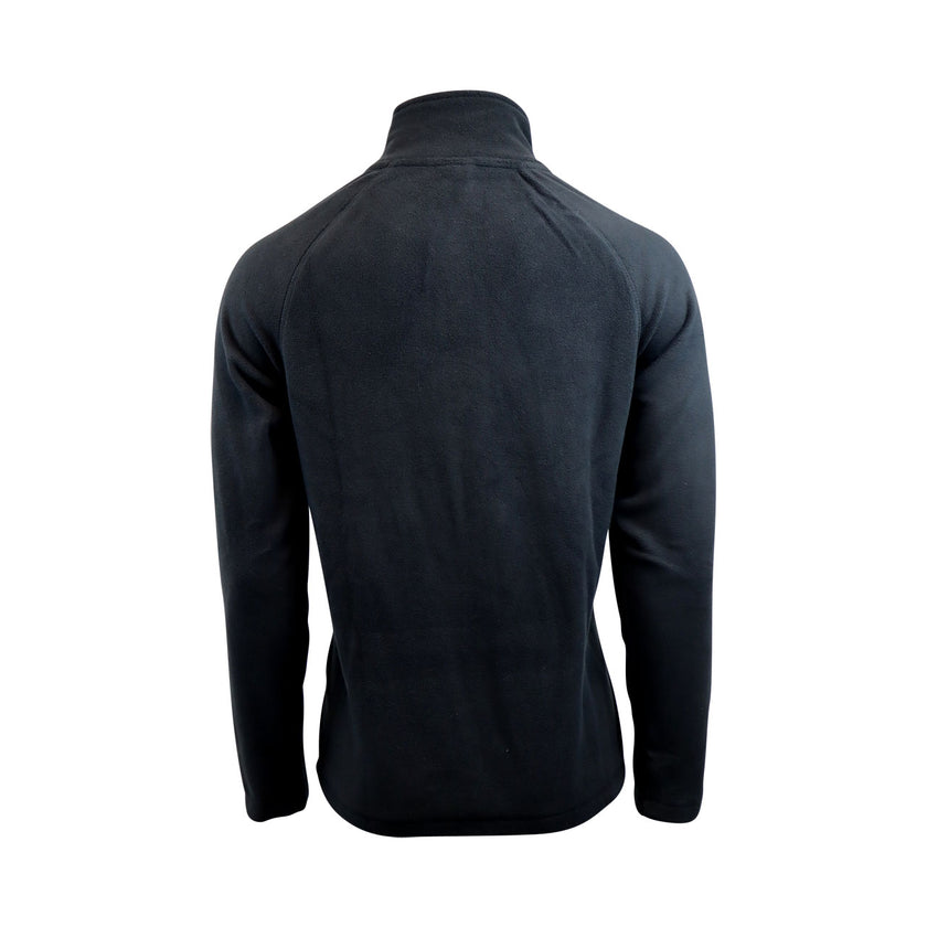Fleecejacke Emblem schwarz