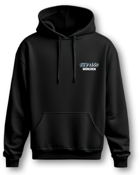 Hoodie Raute schwarz