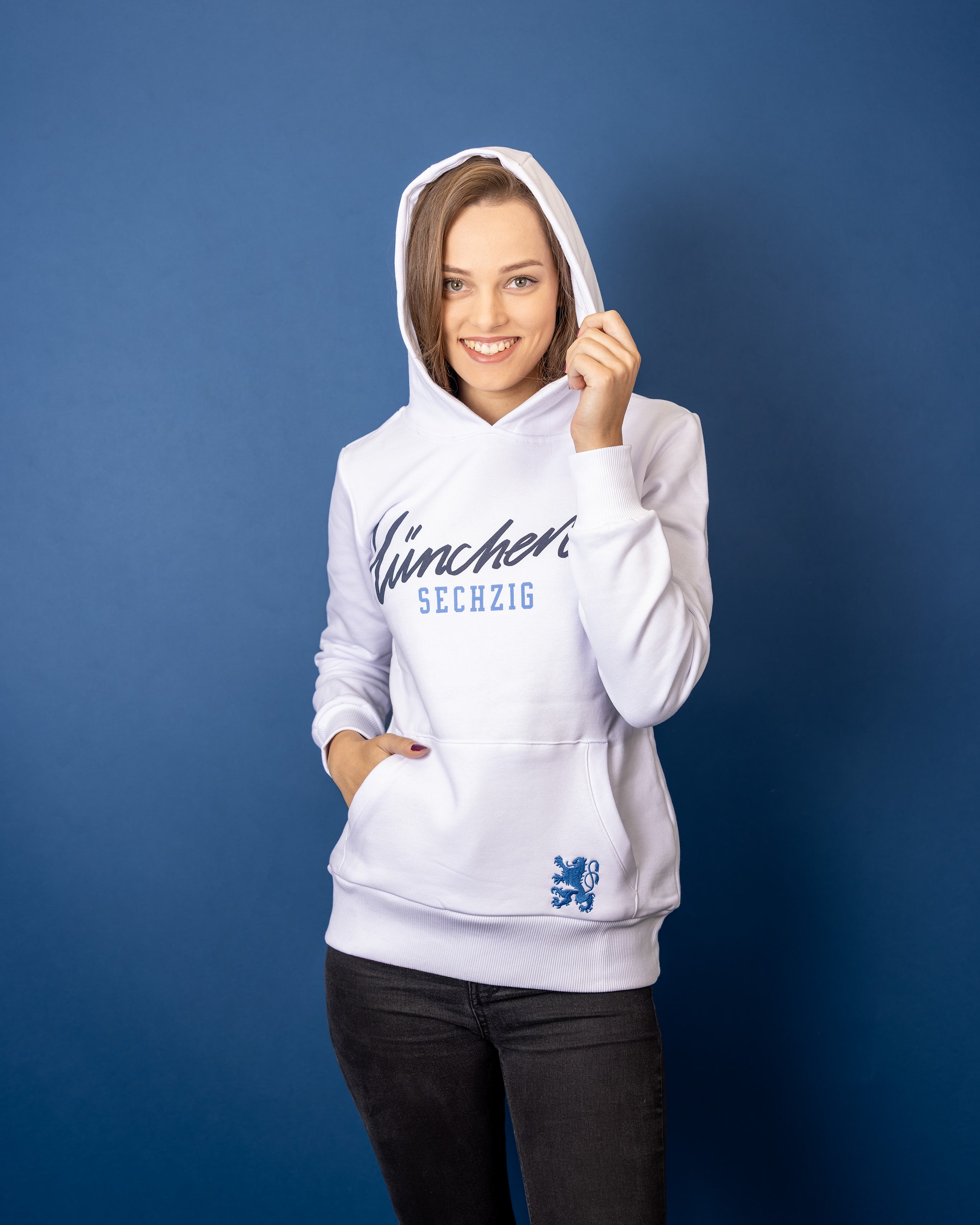 Lady Hoodie München Sechzig weiß