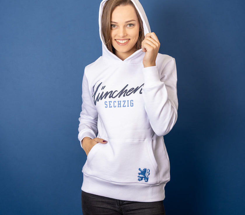 Lady Hoodie München Sechzig weiß