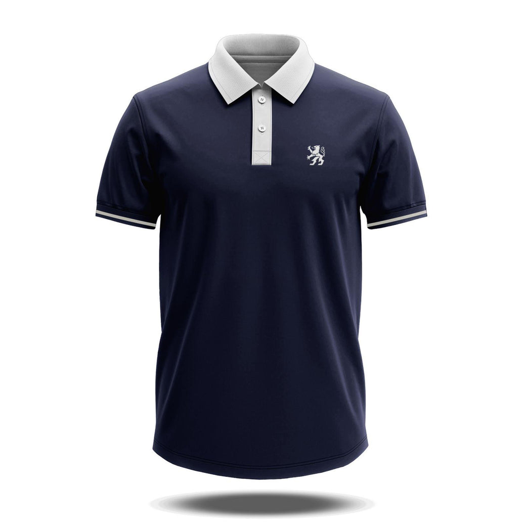 Poloshirt Retro marine
