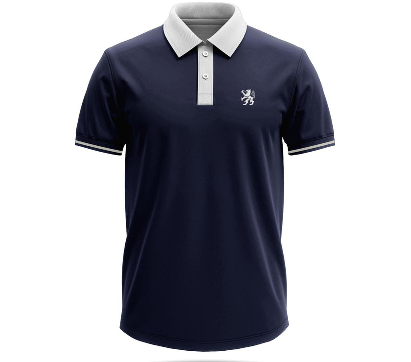 Poloshirt Retro marine