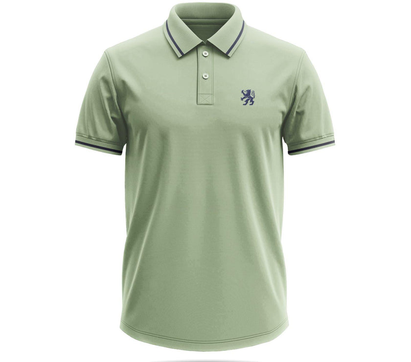 Poloshirt Retro pistazie