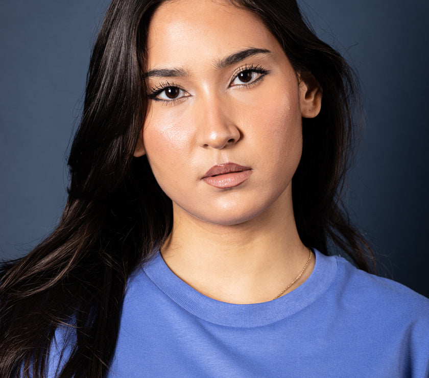 T-Shirt "Blau gegen Rassimus"